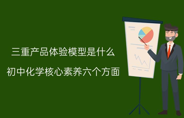 三重产品体验模型是什么 初中化学核心素养六个方面？